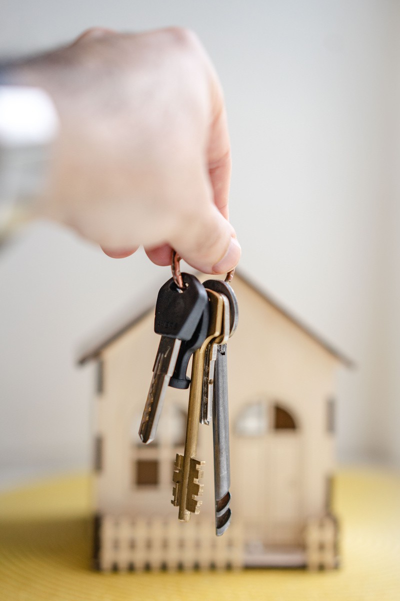 Remise de clés pour un bien immobilier